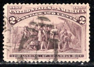 United States Scott # 231, used