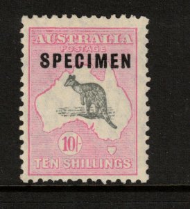 Australia #101 (Brusden White #49xb) Mint Fine+ Original Gum Hinged With Specmn