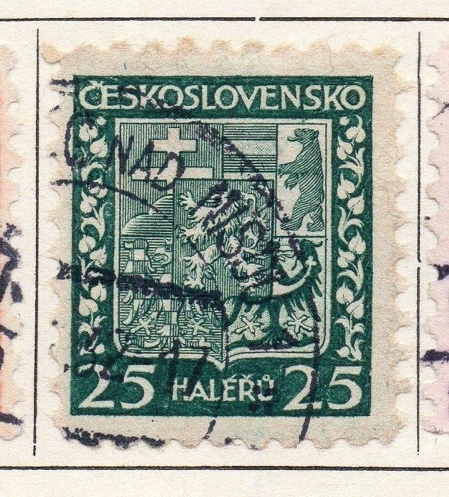 Czechoslovakia 1929 Early Issue Fine Used 25h. 086372