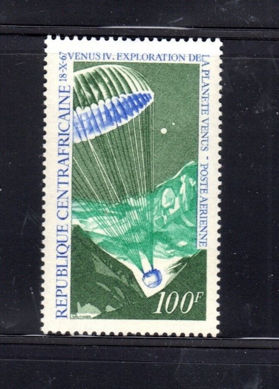 CENTRAL AFRICAN REPUBLIC #C56 1968 VENUS EXPLORATION MINT VF NH O.G