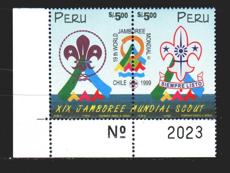 Peru. 1999. 1660-61. Scouts. MNH.