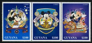 Guyana 3090-2 MNH Disney, Outdoors, Supersports, Nautical