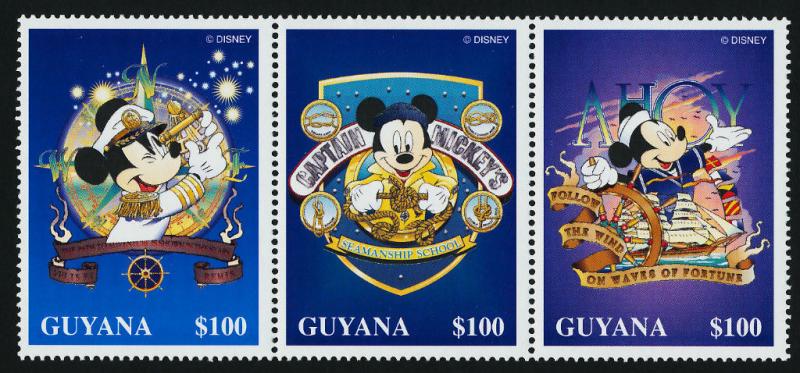 Guyana 3090-2 MNH Disney, Outdoors, Supersports, Nautical