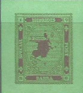 BARRA - Map of Island - Imperf Single Stamp - M N H - Private Issue