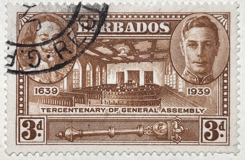 AlexStamps BARBADOS #206 XF Used