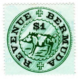 (I.B) Bermuda Revenue : Duty Stamp $1