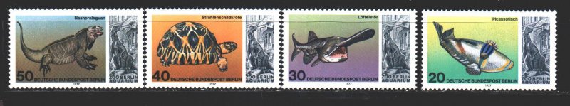 West Berlin. 1977. 552-55. Berlin Zoo, dinosaur. MNH.