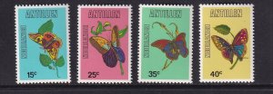Netherlands Antilles #414-417  MNH 1978 butterflies . complete set