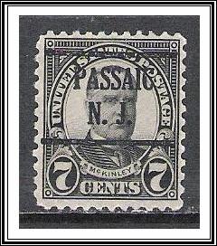 US Precancel #639 Passaic NJ Used