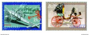 Armenia MNH** 2001 Mi 450-451 Handicraft Transport Cart Phaeton Scott 643-644
