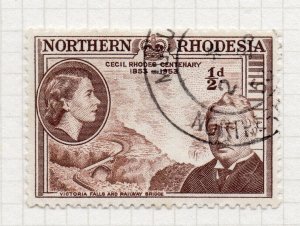 Northern Rhodesia 1953 Early Issue Fine Used 1/2d. NW-252329