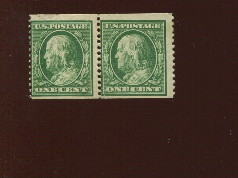 352 Franklin Mint Coil Pair of 2 Stamps (Bx 519)