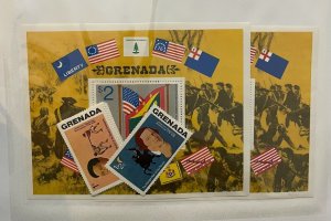 Souvenir Sheet Grenada Scott #628-635 nh