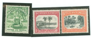 Samoa (Western Samoa) #166-168 Unused Single