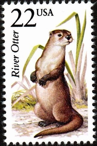 United States 2314 - Mint-NH - 22c River Otter (1987) (cv $1.00)
