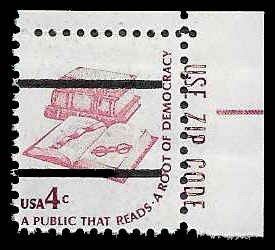 PCBstamps  US #1585a 4c (=) A Public that Reads, MNH, (15)