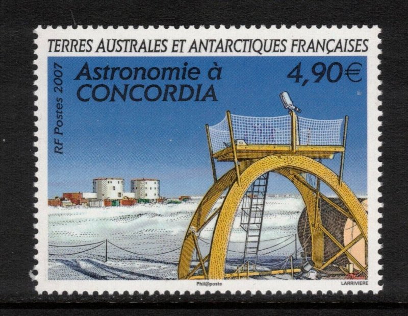 FRENCH ANTARCTIC 2007 Astronomy at Concordia; Scott 383, Yvert 458; MNH