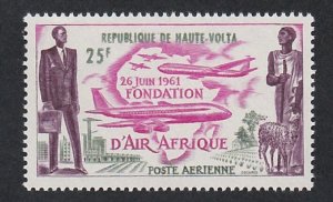 Burkina Faso # C4, Air Afrique, Mint NH, 1/2 Cat.