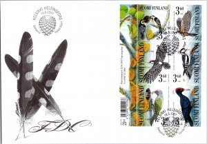 Finland, Worldwide First Day Cover, Birds