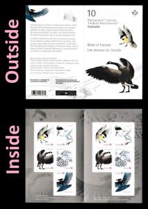 Canada 3118-3122 Birds 'P' booklet 10 MNH 2018
