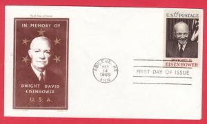 #1383 Dwight D. Eisenhower - Jackson  Cachet