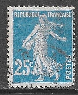 France 168: 25c Sower without Sunrise, used, F