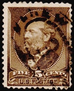 United States Scott 205 (1882) Used G-F, CV $15.00 C