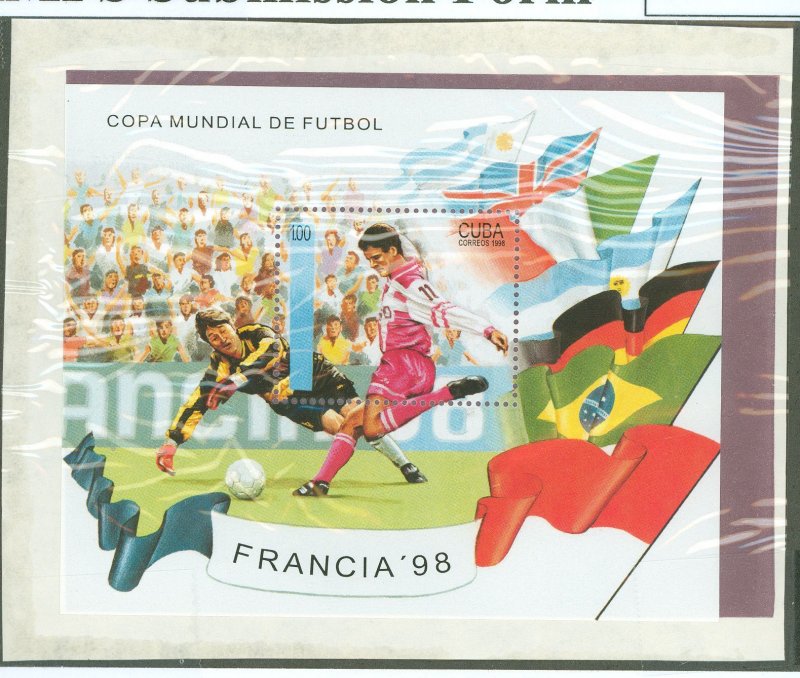 Cuba #3901 Mint (NH) Souvenir Sheet