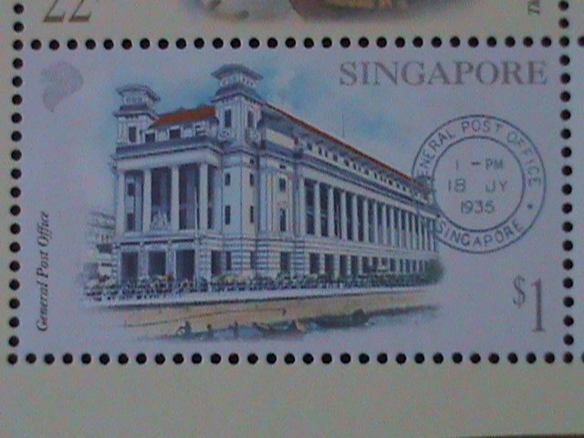 ​SINGAPORE-2000-SC#939-POSTAL LANDMARK-  POST OFFICE & CANCELS-MNH S/S -VF