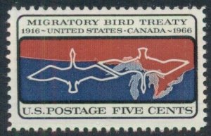 #1306 5¢ MIGRATORY BIRDS LOT OF 400 MINT STAMPS, SPICE UP YOUR MAILINGS!