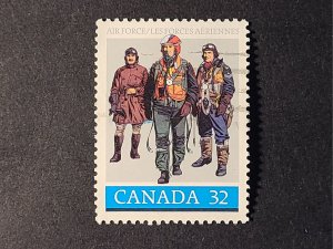 CA S#1043 U - VF $0.32 11/09/1984 - Royal Canadian Air Force - Pilots