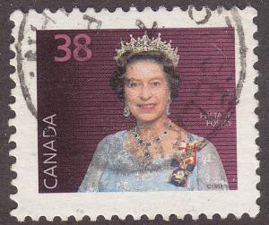 Canada 1164 USED 1988 Queen Elizabeth II 38¢