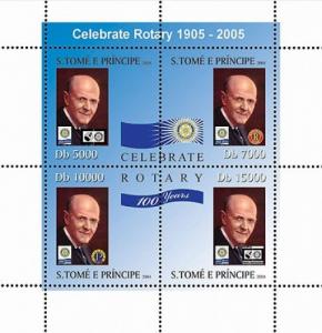 SAO TOME E PRINCIPE 2004 SHEET ROTARY INTERNATIONAL OSAKA CONVENTION st4207