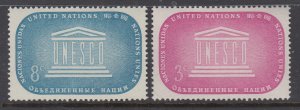 UN New York 33-34 MNH VF