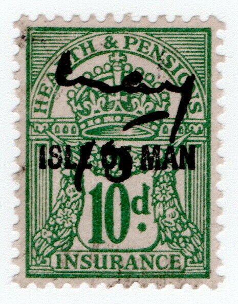 (I.B) George V Revenue : Health & Pensions Insurance 10d (Isle of Man)