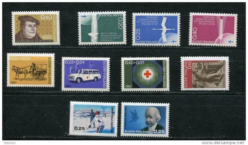 Finland Accumulation 1946 and up  MNH Complete sets