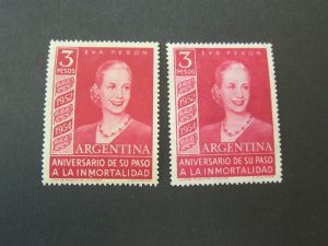 Argentina 1954 Sc 626-7 set MH
