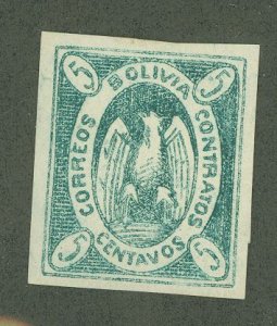 Bolivia #1a Unused