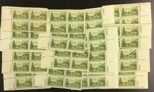 999    Nevada Settlement Centennial  25 MNH 3¢ Plate blocks Issued in 1951