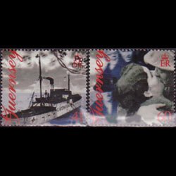 GUERNSEY 1995 - Scott# 556-7 Liberation 41-60p Used