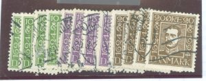 Denmark #164-175  Single (Complete Set)