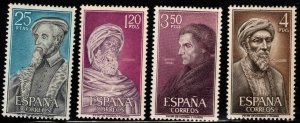 SPAIN Scott 1461-1464 MNH** 1967 Portrait stamp set
