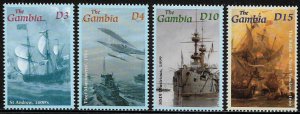 Gambia #2536-9 MNH Set - British Royal Navy - Ships