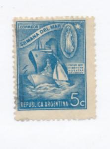 Argentina 1944 Scott 517 used - Ships, Sea week