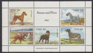 Ireland 563-7 Dogs MS mnh