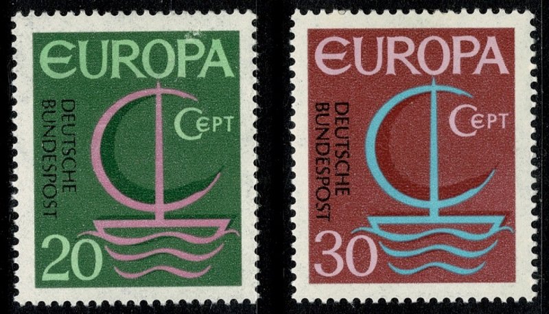 GERMANY 1966 EUROPA SET MINT (NH) SG1424-1425 P.14 SUPERB