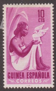 Spanish Guinea 327 Woman and Dove 1953