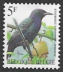 Belgium # 1437 - European Starling - MNH.....{Zw12}
