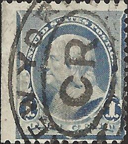 # 219 DULL BLUE USED BEN FRANKLIN