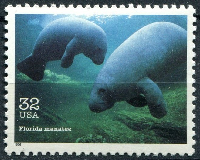 United States Sc#3105o MNH, 32c multi, Endangered Species (1996)